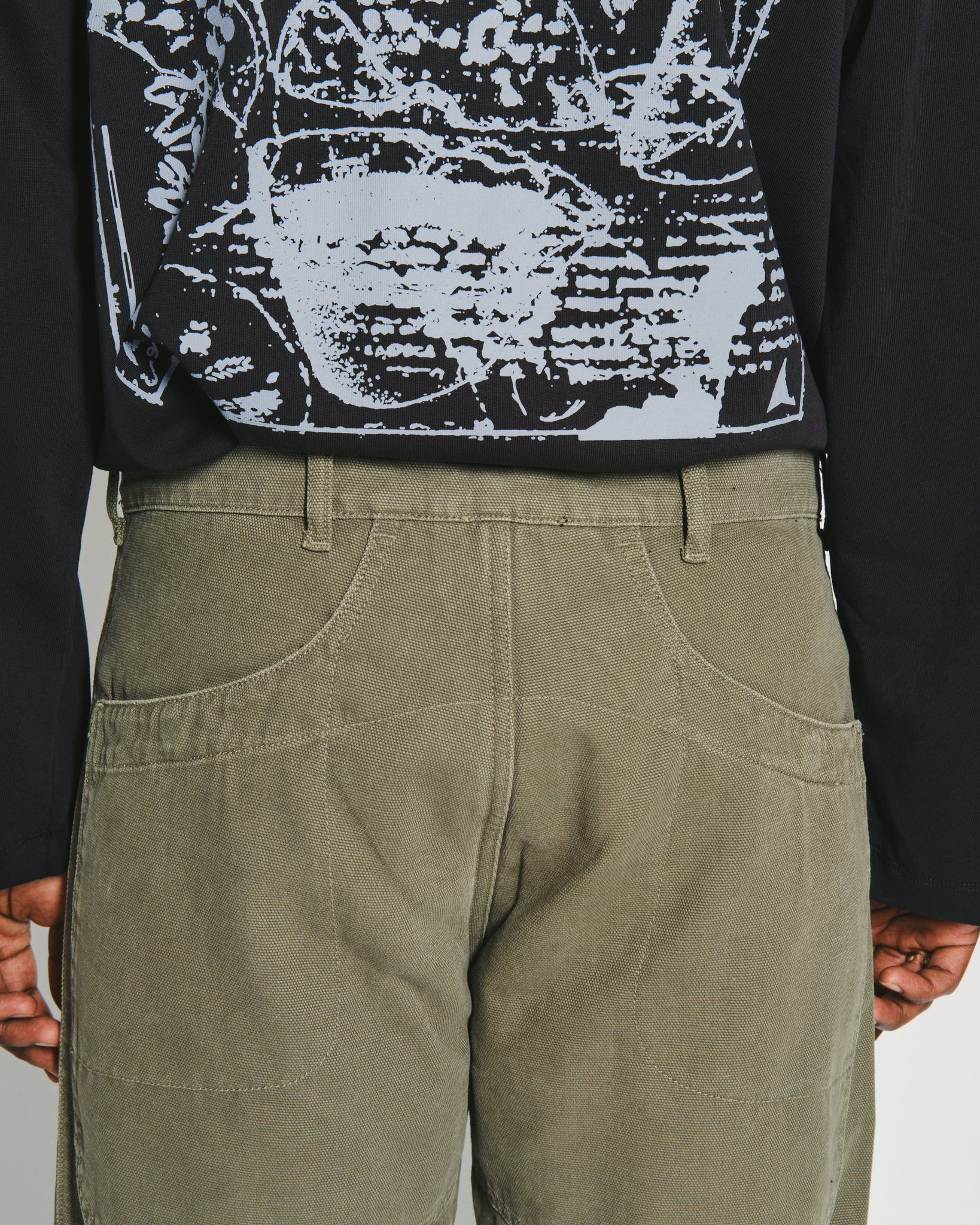 Canvas Trouser - Olive