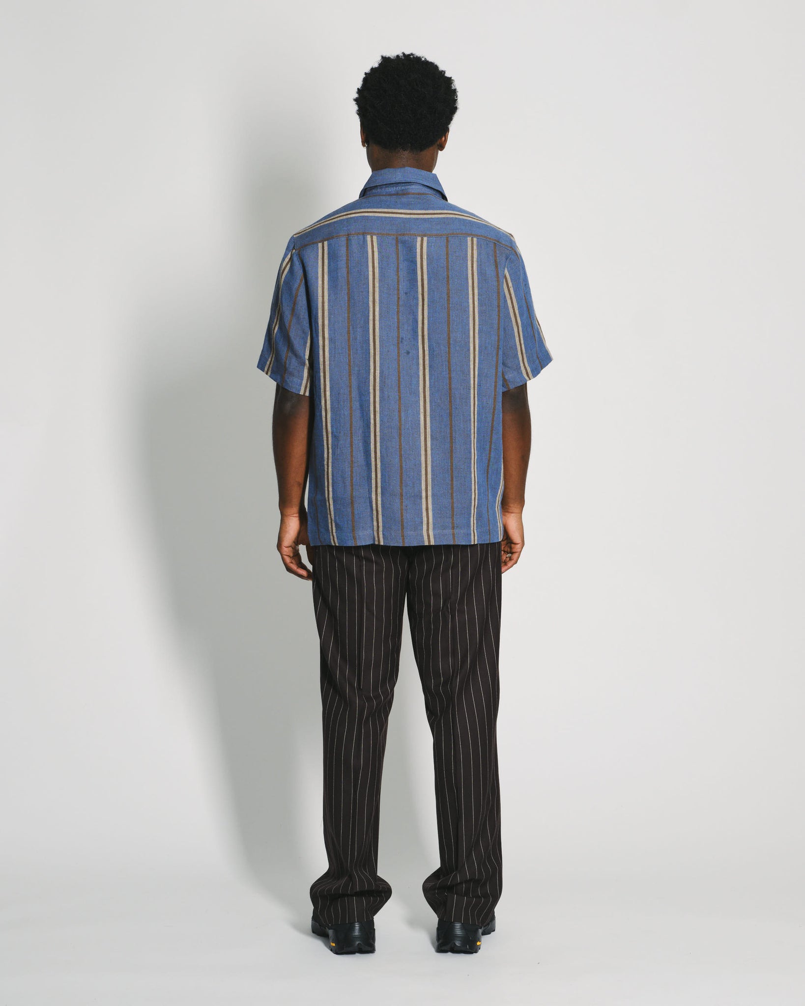 Another Shirt 2.0 - Blue Brown Stripe