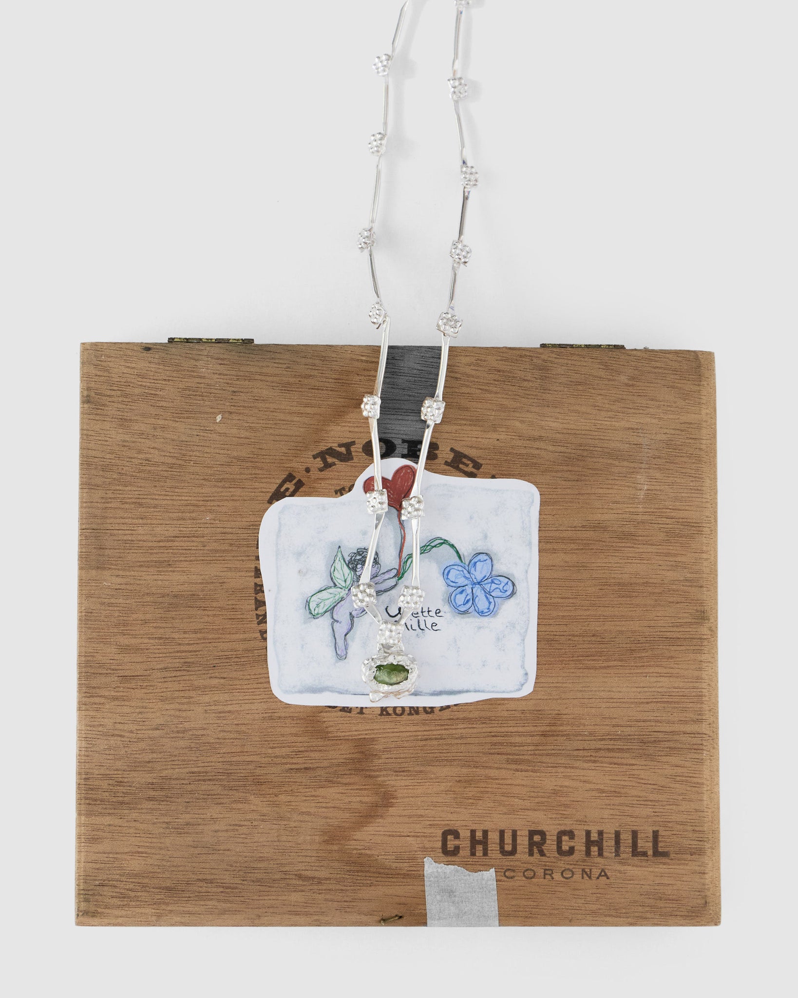 Milles Berry - Silver/Peridot