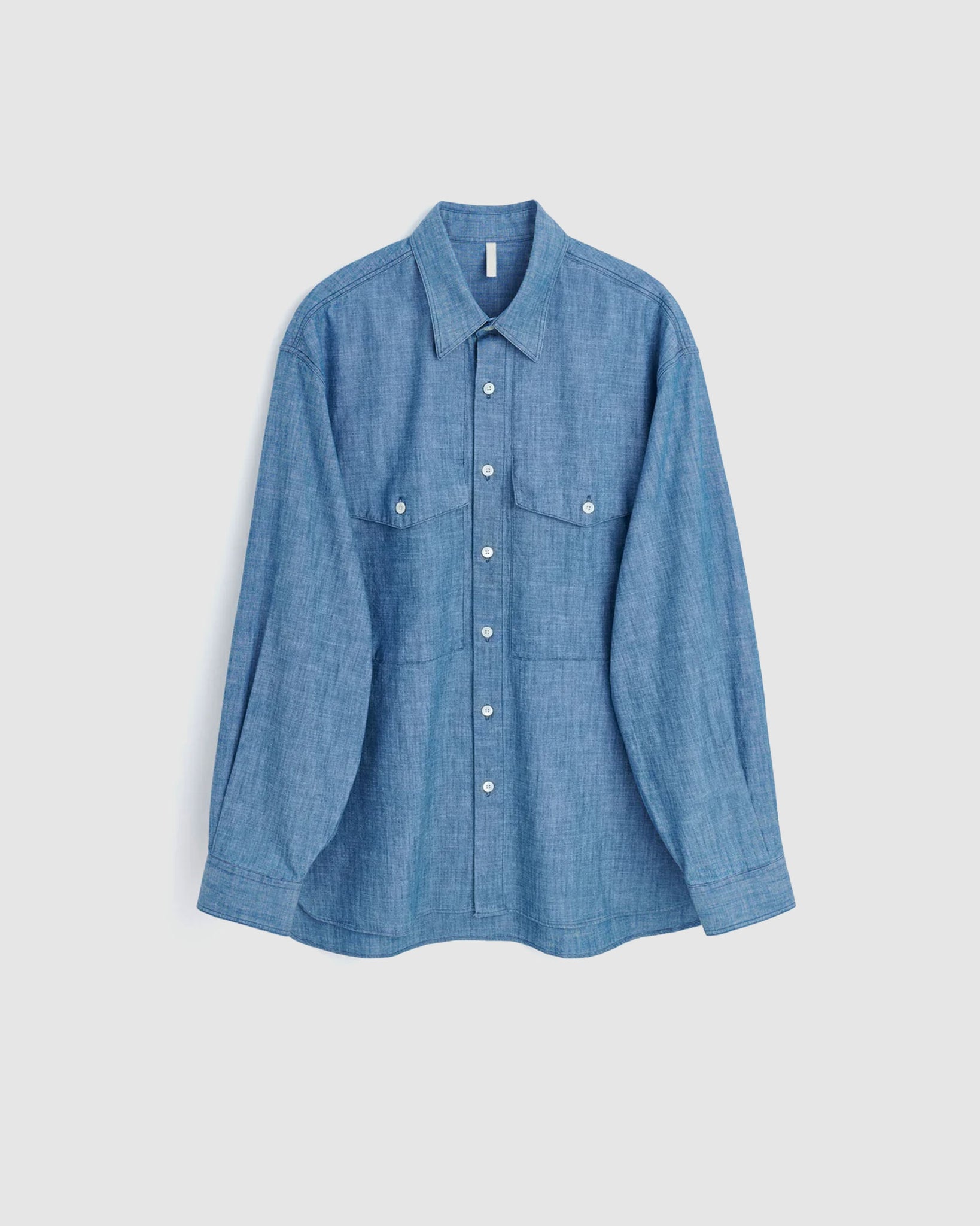 Note Shirt - Mid Blue