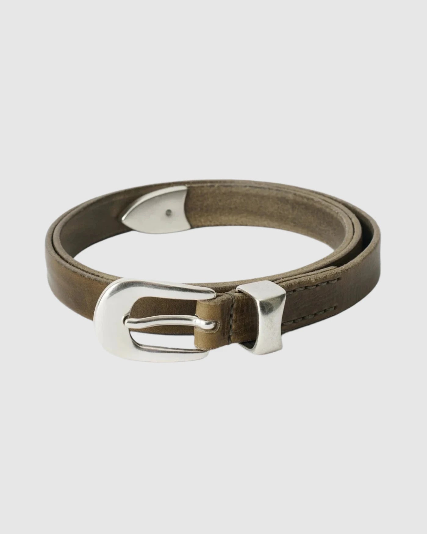 2 cm Belt - Grau Leather