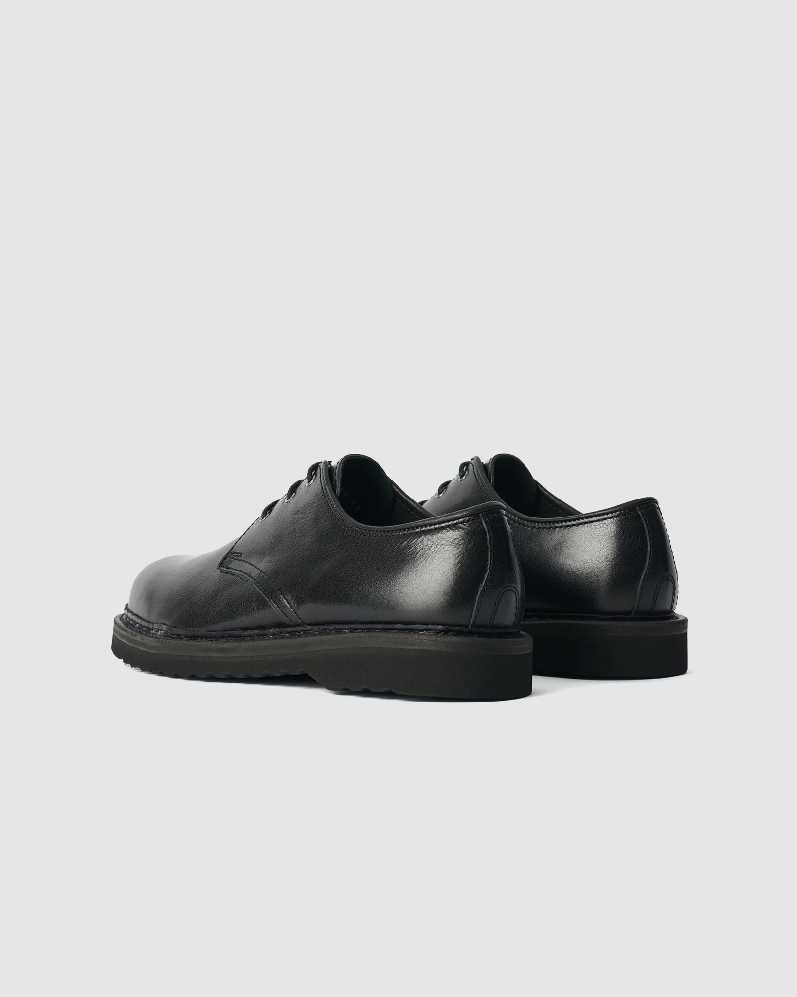 Trampler Shoe - Black Supple Cow Hide