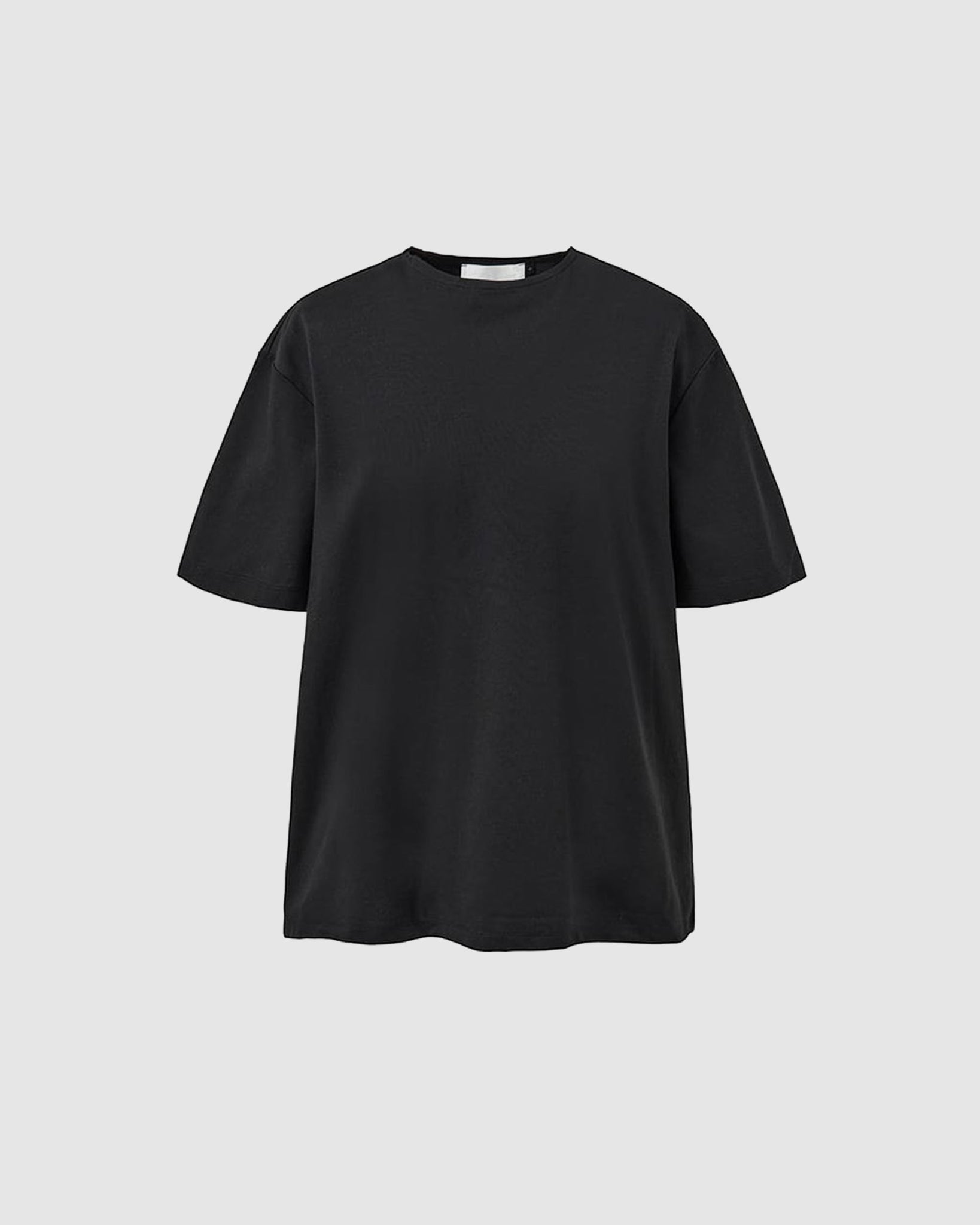 Boat Neck T-shirt - Black