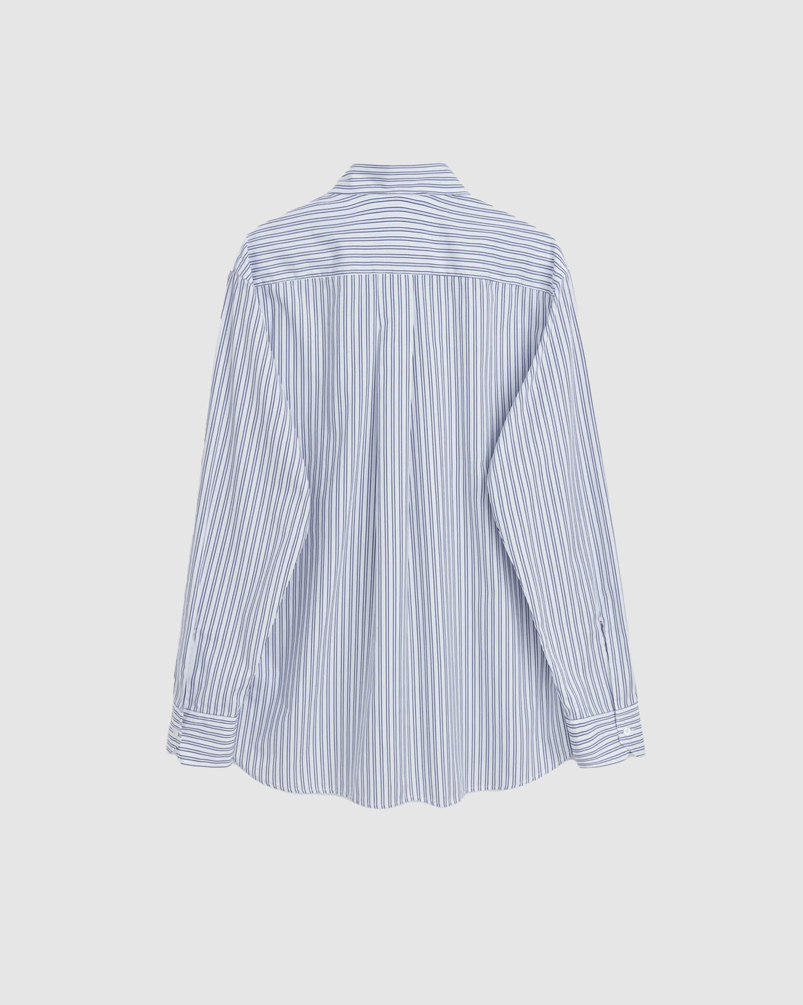 Base Shirt - White/Blue Stripes