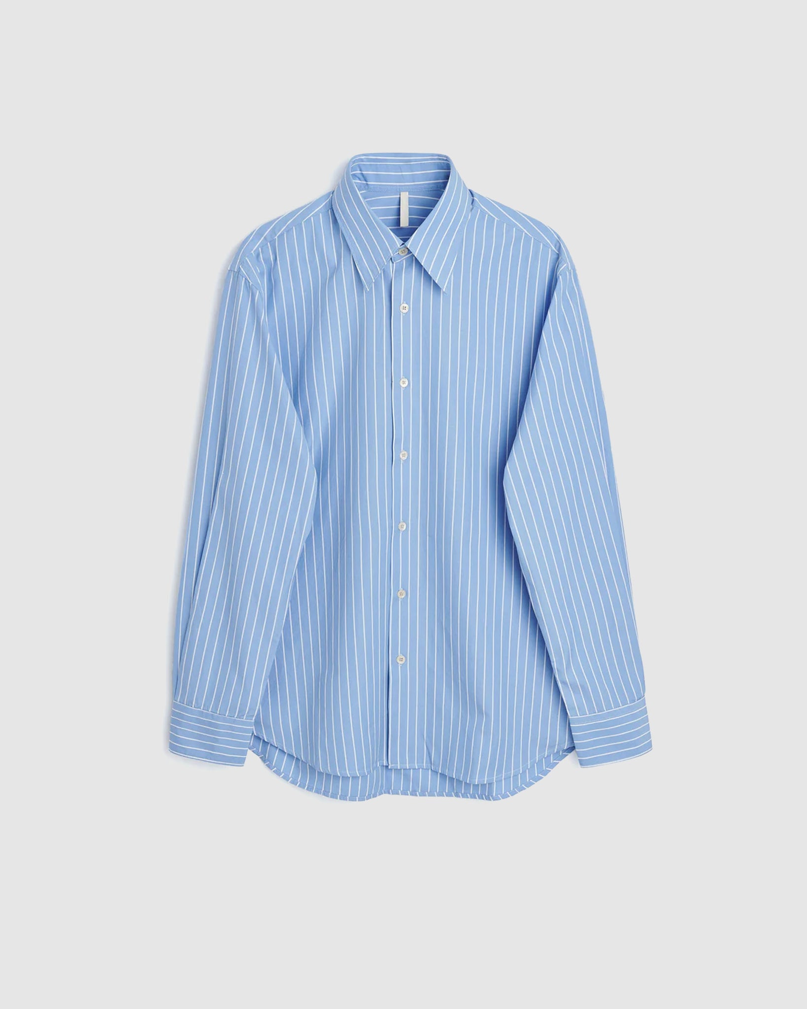 Base Shirt - White/Blue Stripes