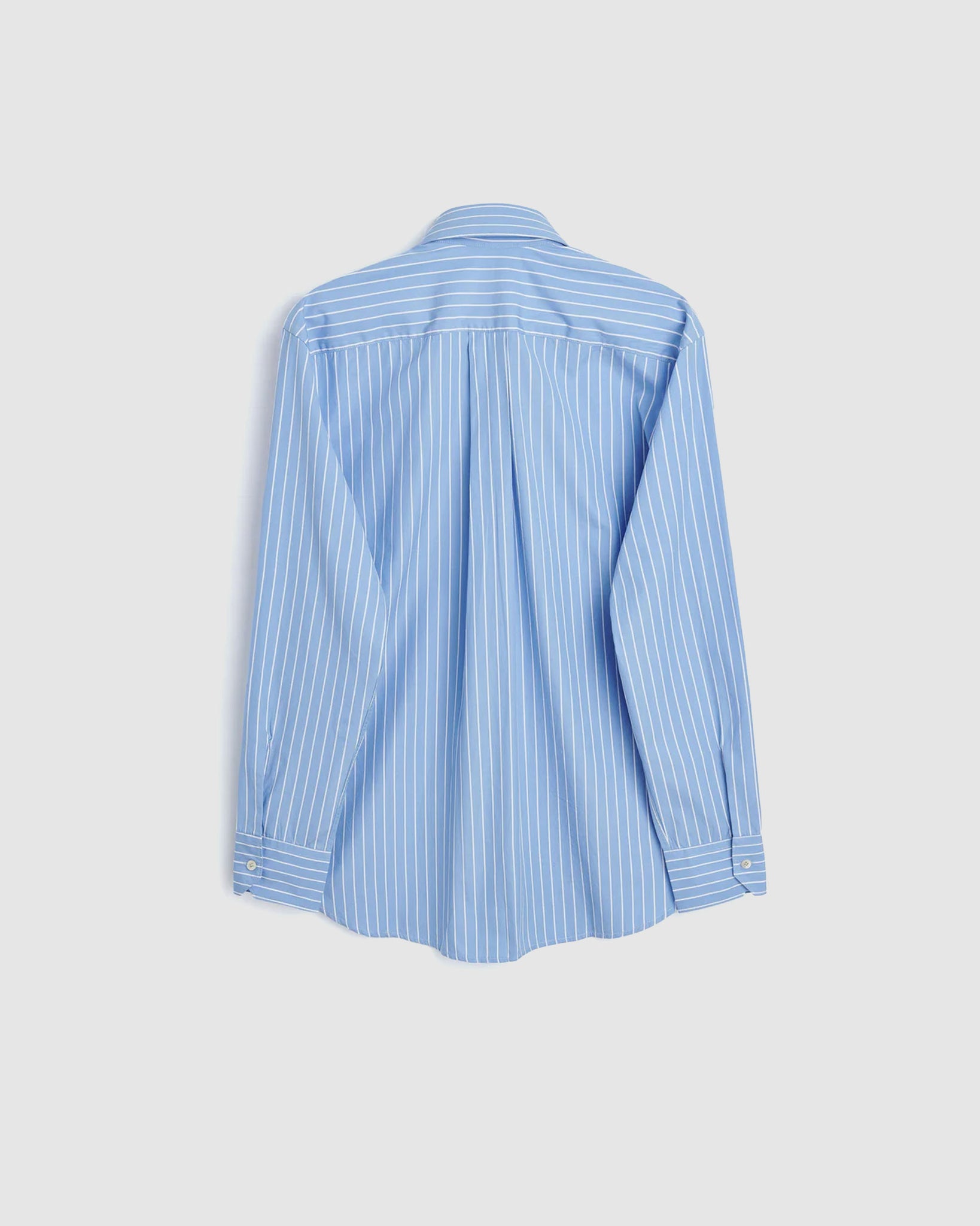 Base Shirt - White/Blue Stripes