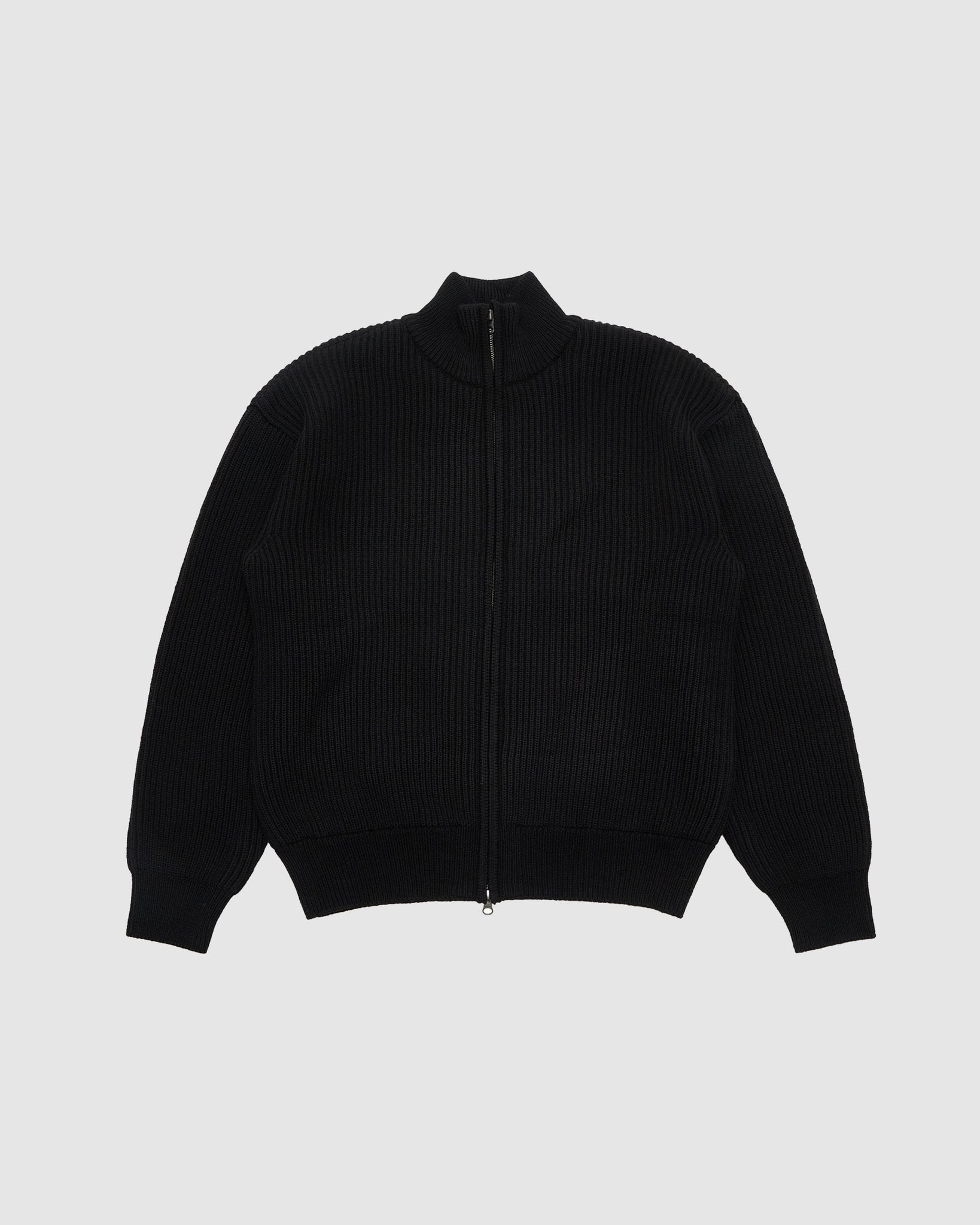 Full Needle Blouson - Black