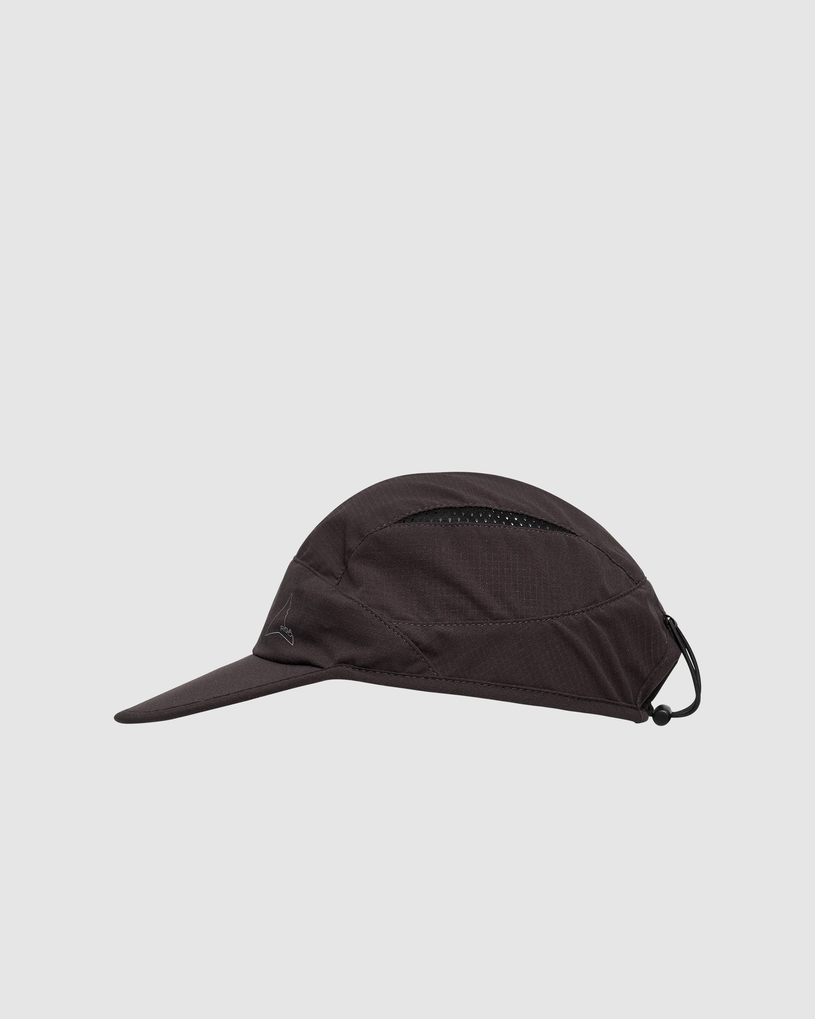 Bri Open Weave Cap - Dark Brown