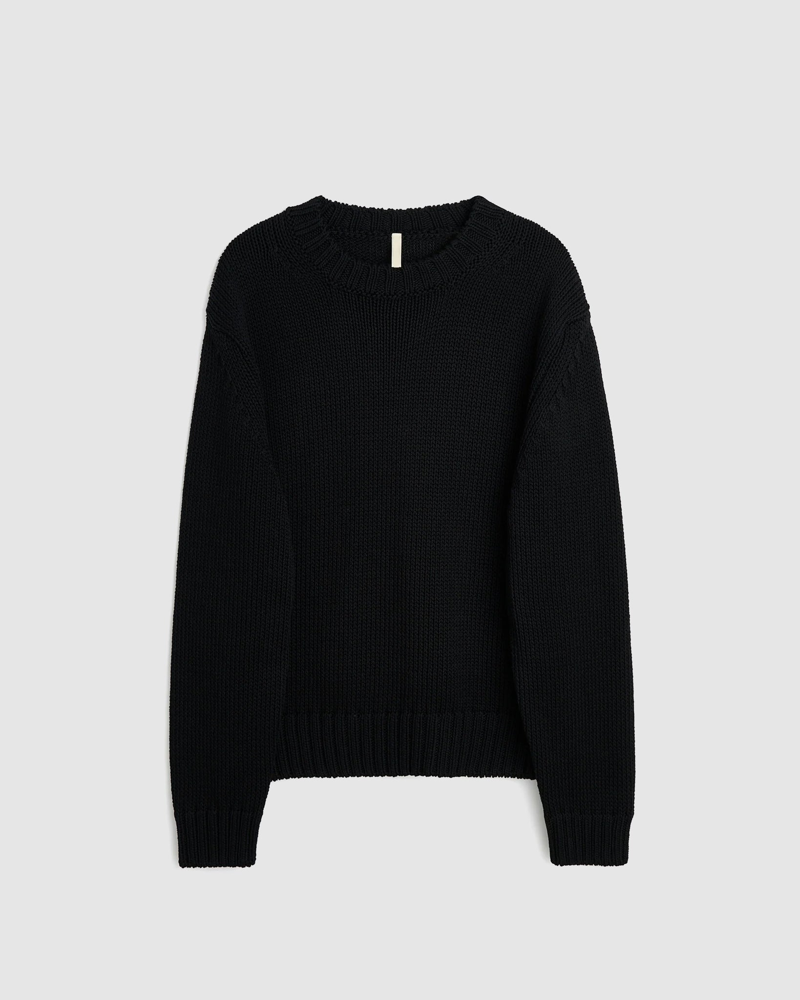 Frederik Cotton Sweater - Black