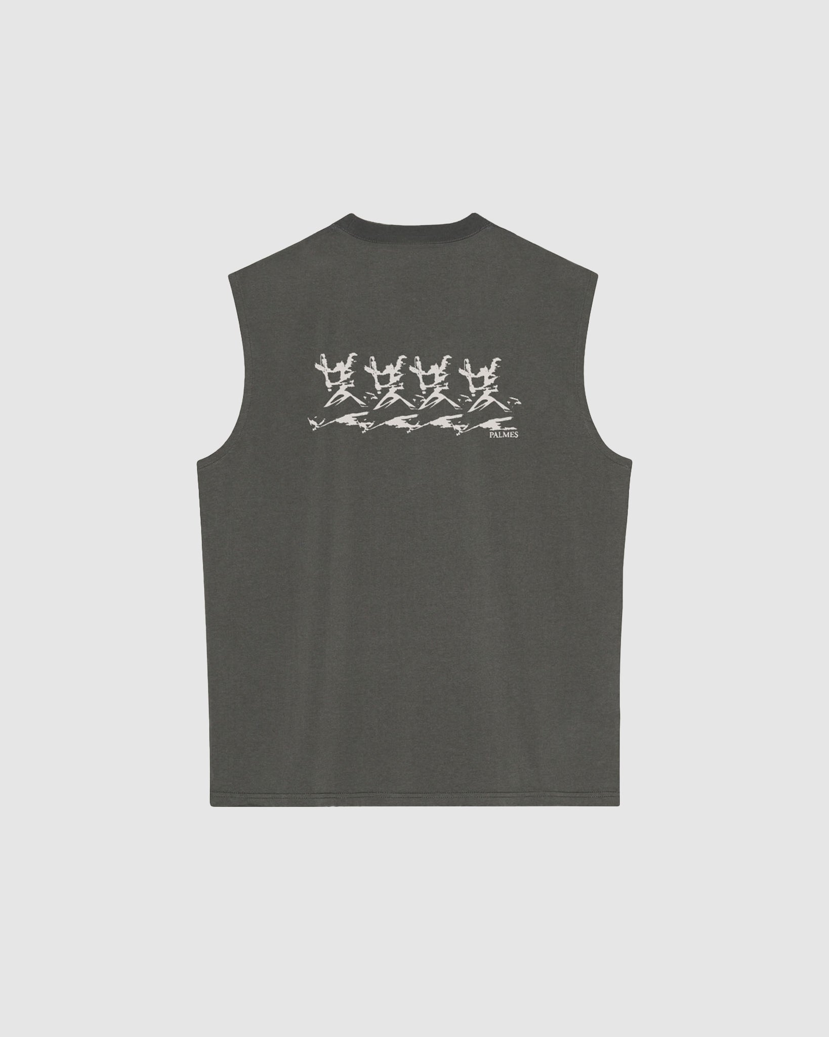 Rhythm Sleeveless T-Shirt - Charcoal