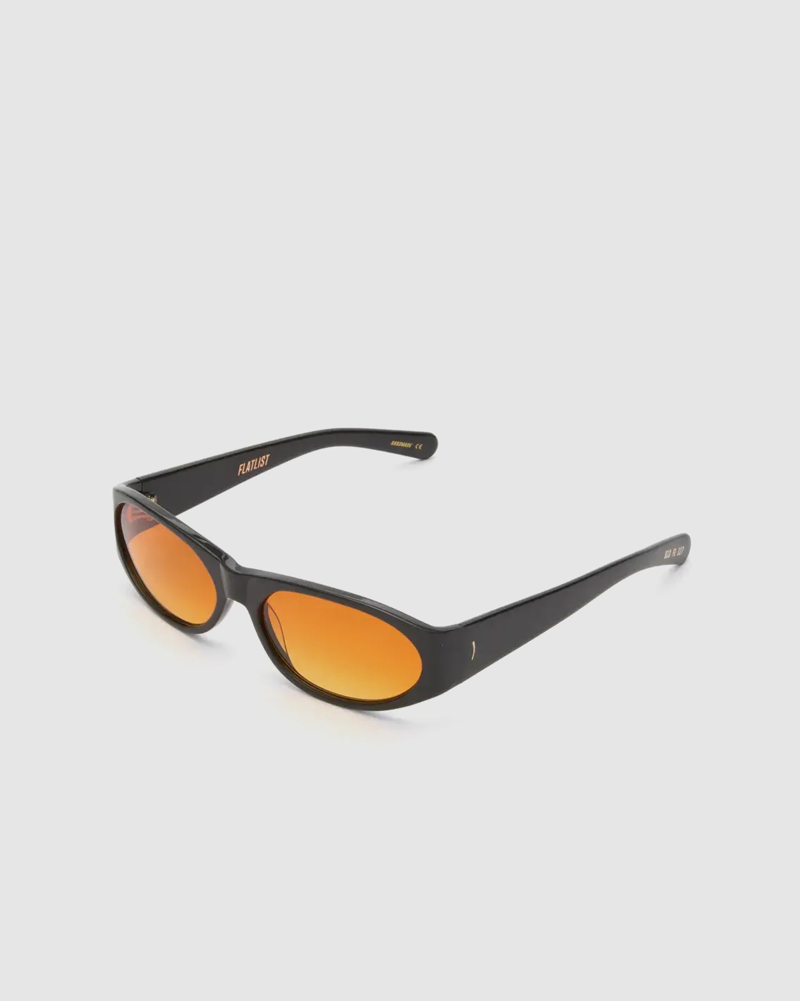 Eddie Kyu - Solid Brown/Sunset Orange Lens