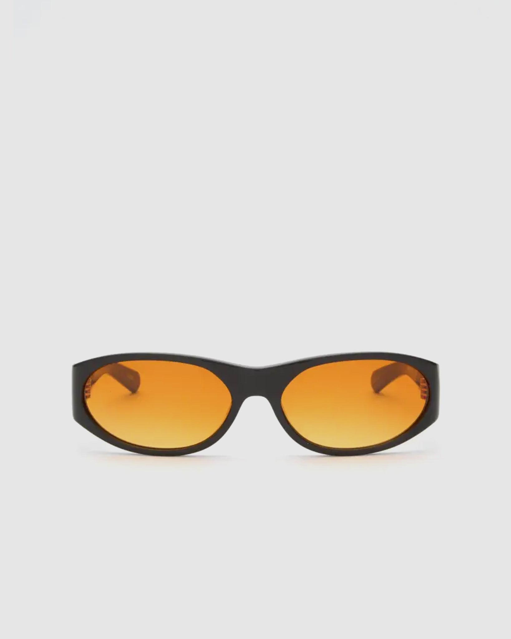 Eddie Kyu - Solid Brown/Sunset Orange Lens