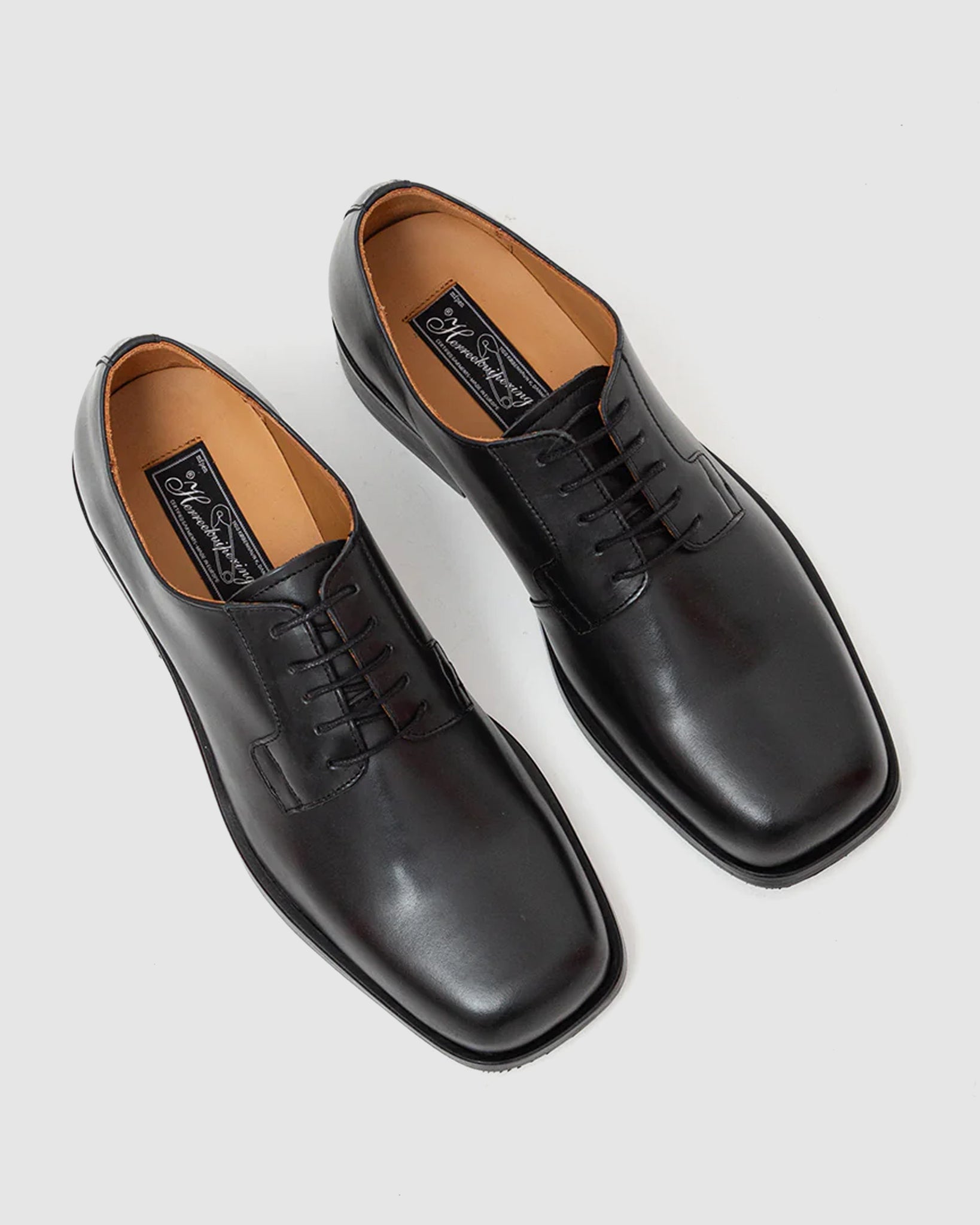 靴 mfpen Event Derby - Black Crust 42 mfpen Event Derby Shoe in Black Crust Curated at Jake and Jones