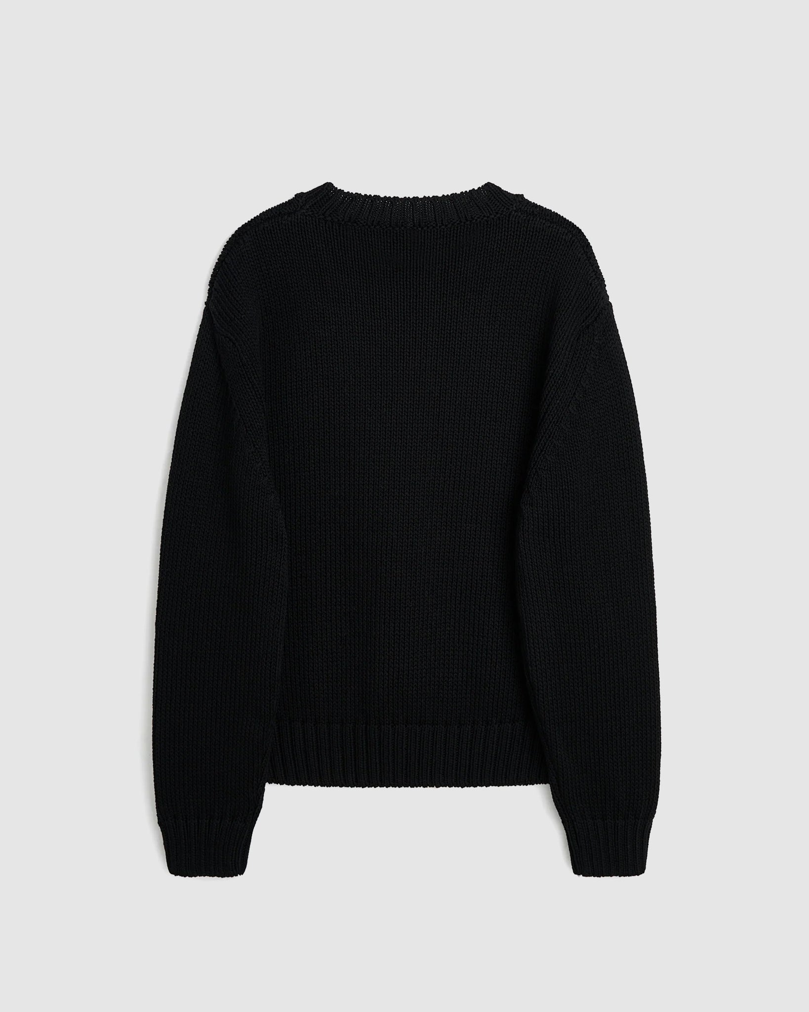 Frederik Cotton Sweater - Black