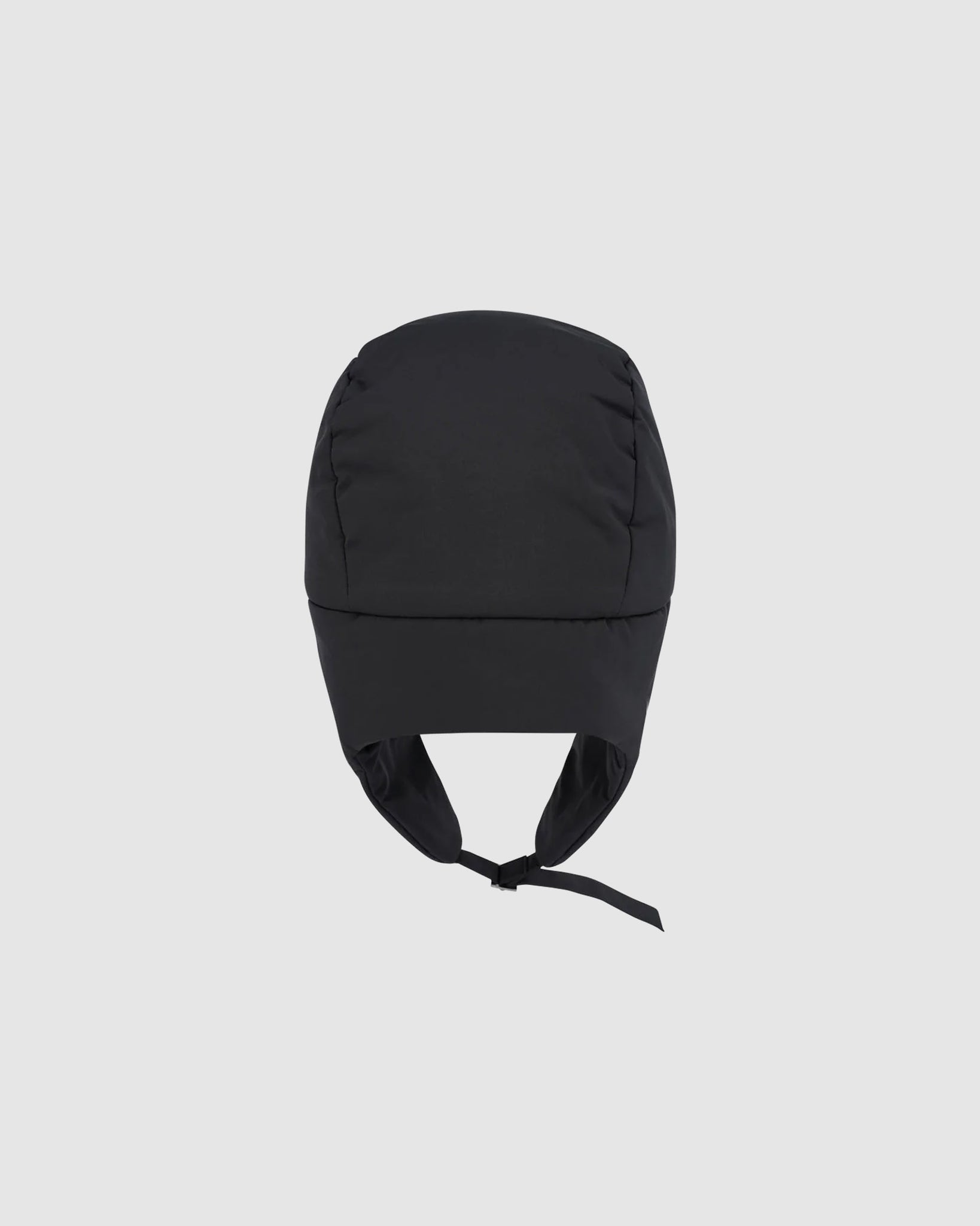 Taffeta Padded Earmuff Cap - Black