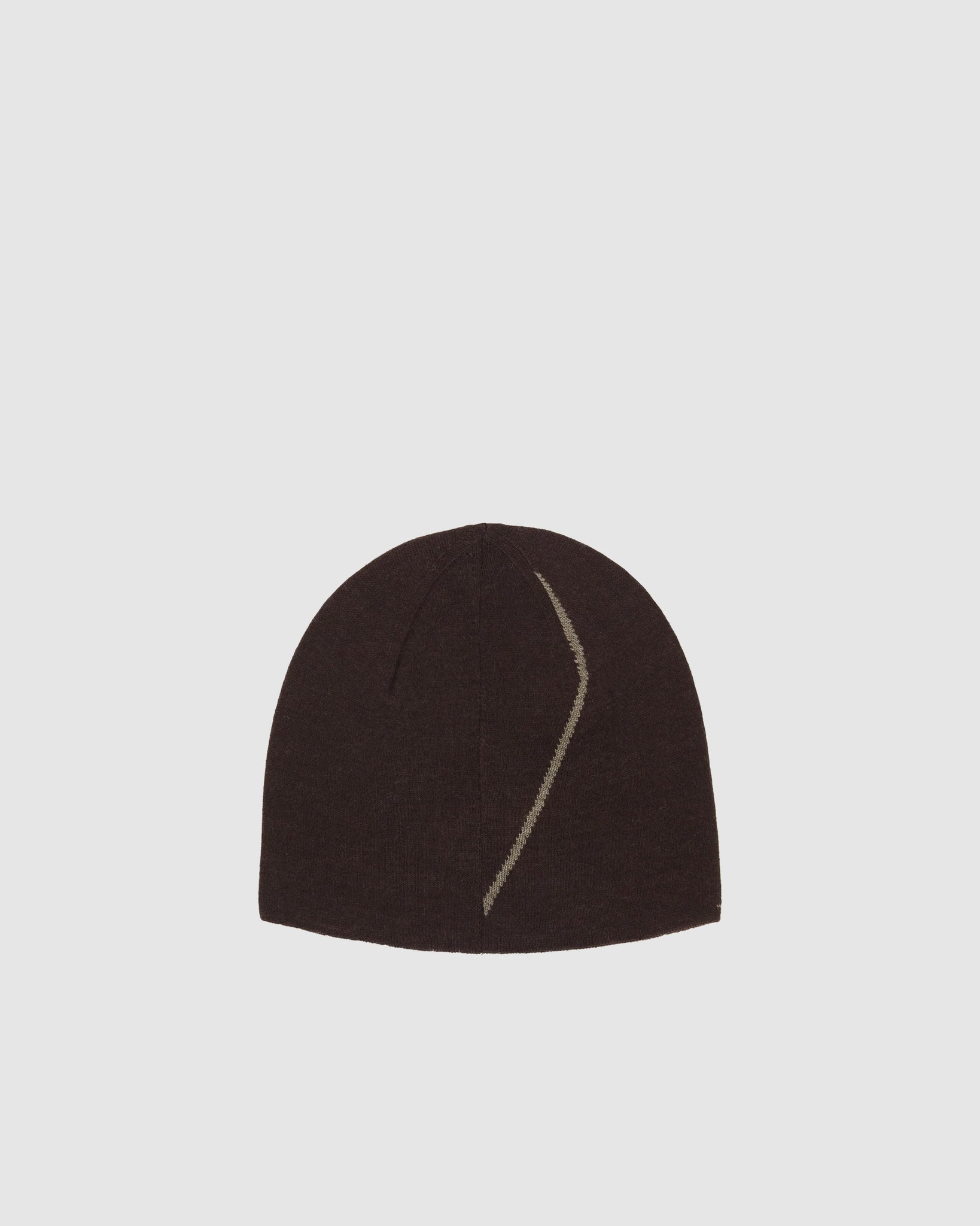 Logo Wool Beanie - Brown