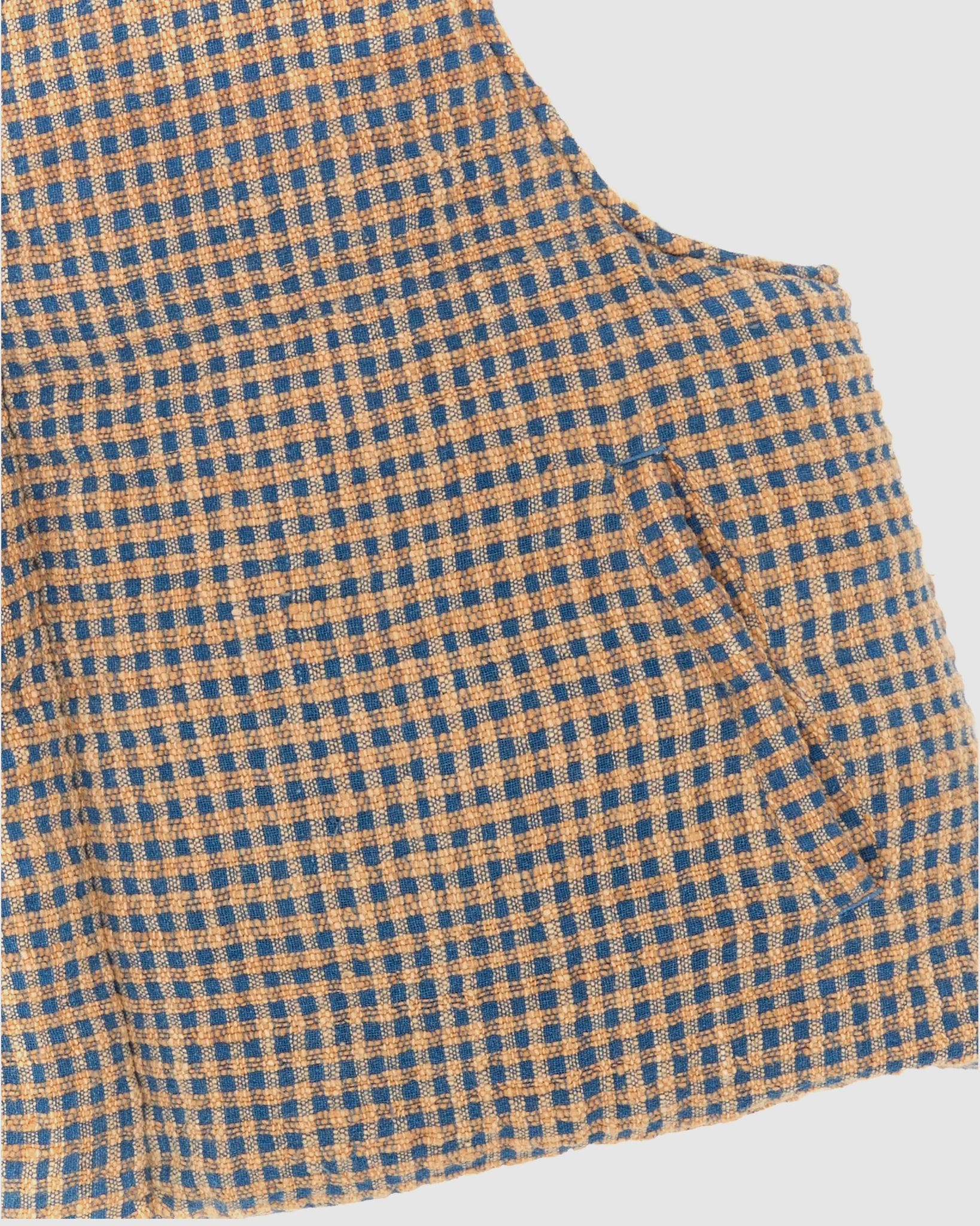 Sahab Vest - Wobbly Check Handloom