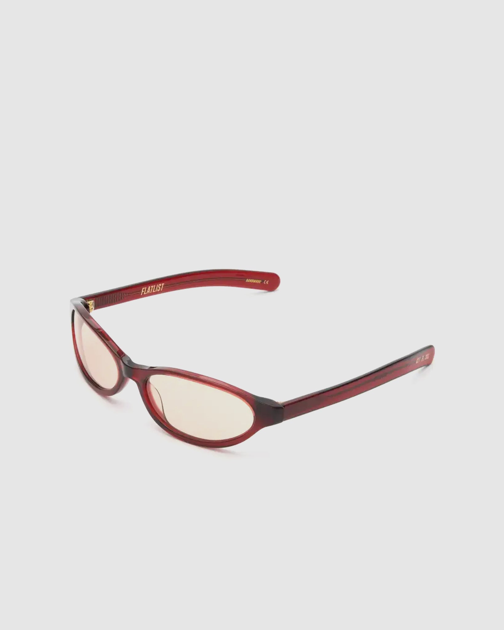 Olympia - Crystal Burgundy/Solid Peach Lens