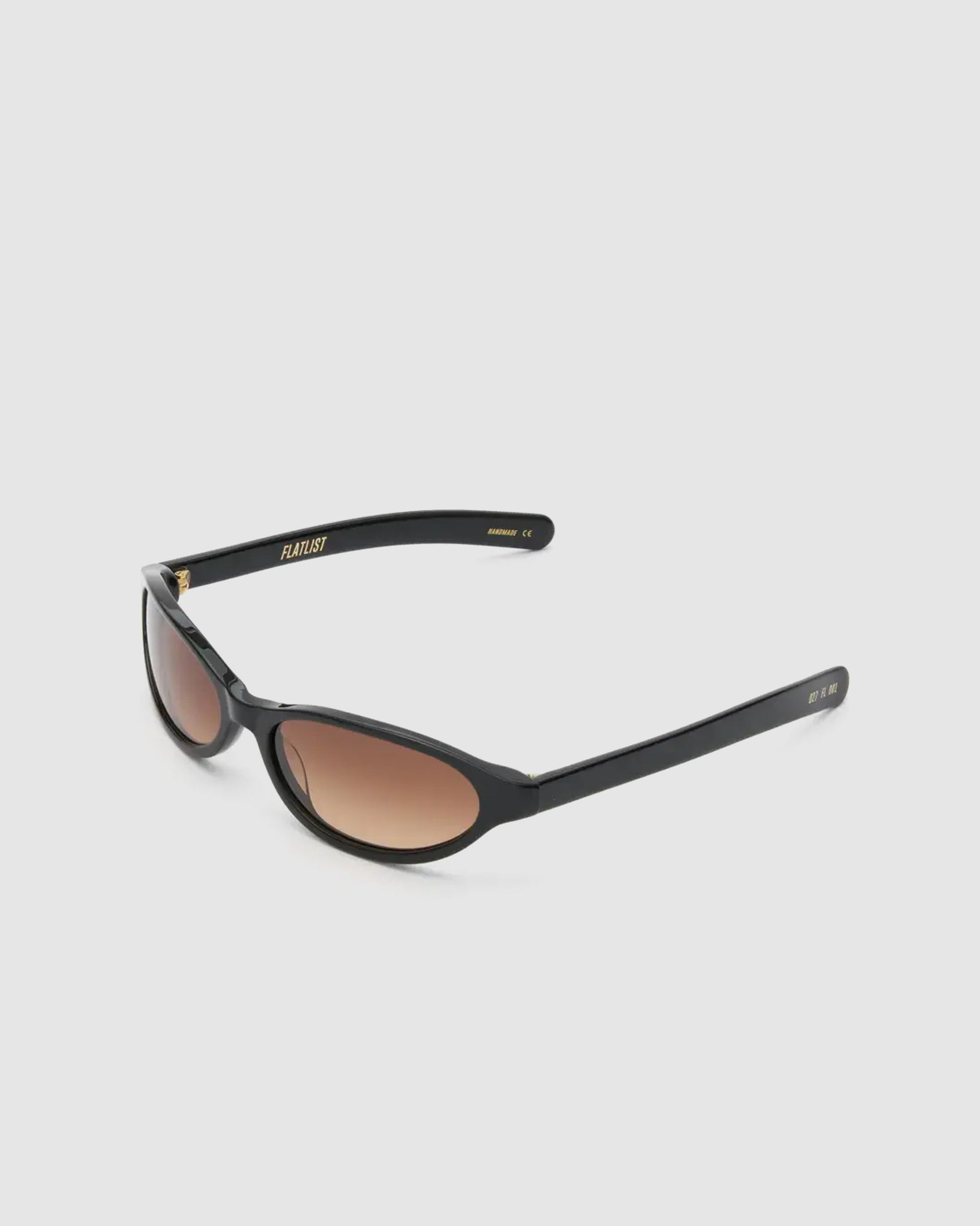 Olympia - Solid Black/Brown Gradient Lens