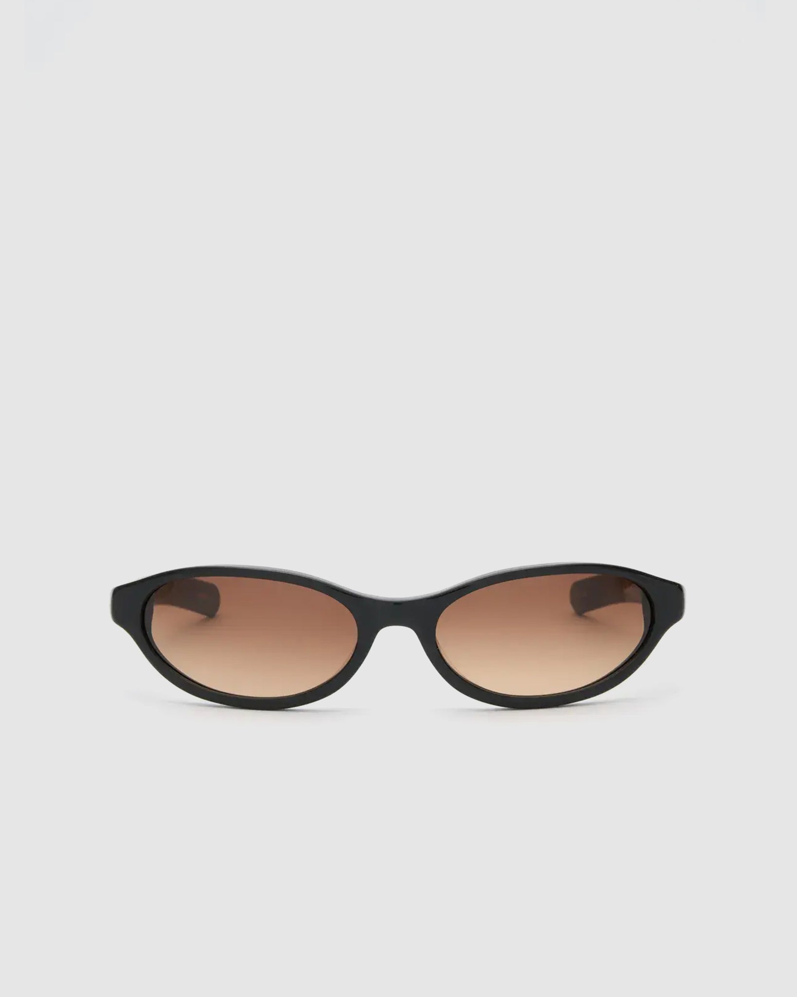 Olympia - Solid Black/Brown Gradient Lens