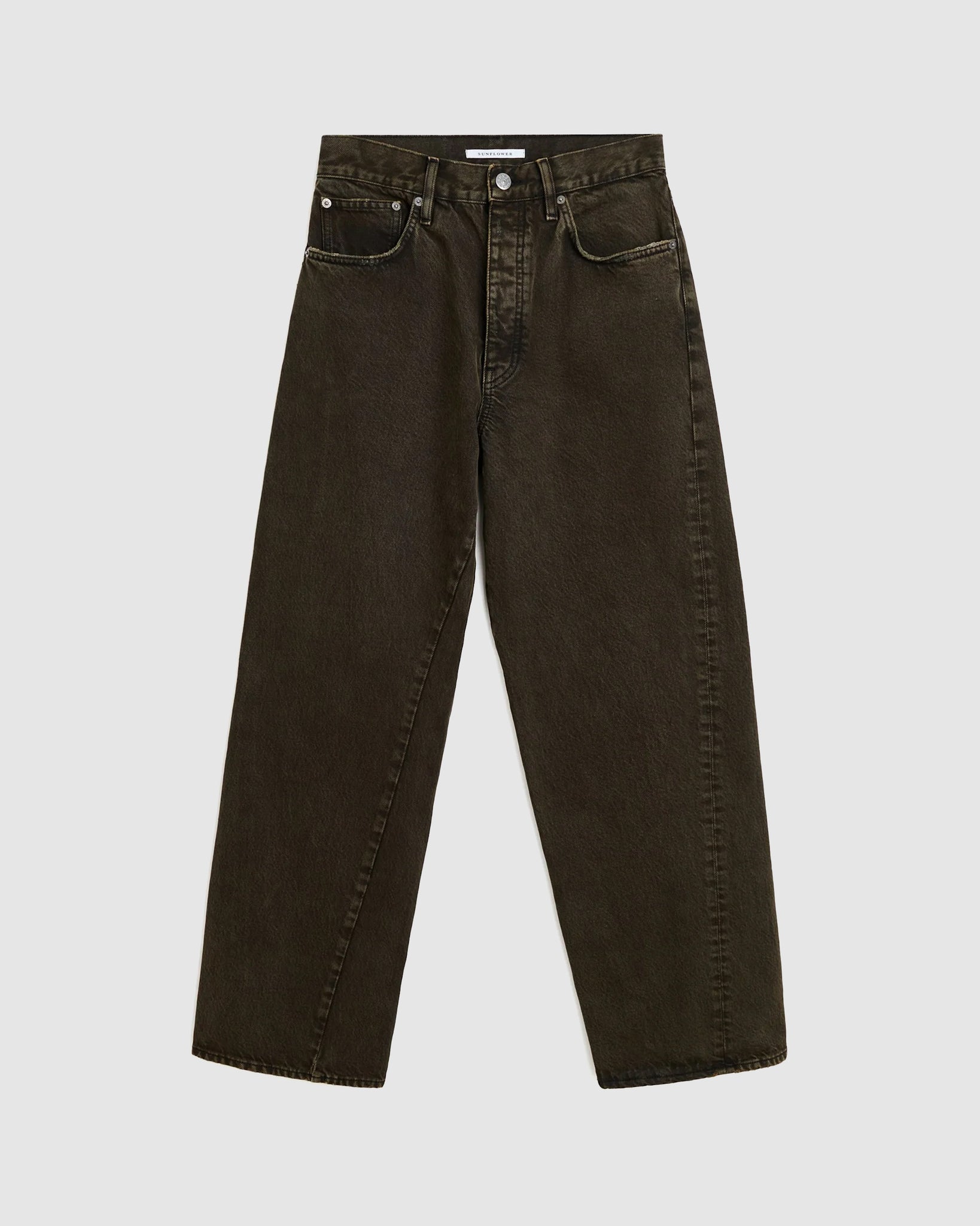 Wide Twist - Overdyed Black Khaki