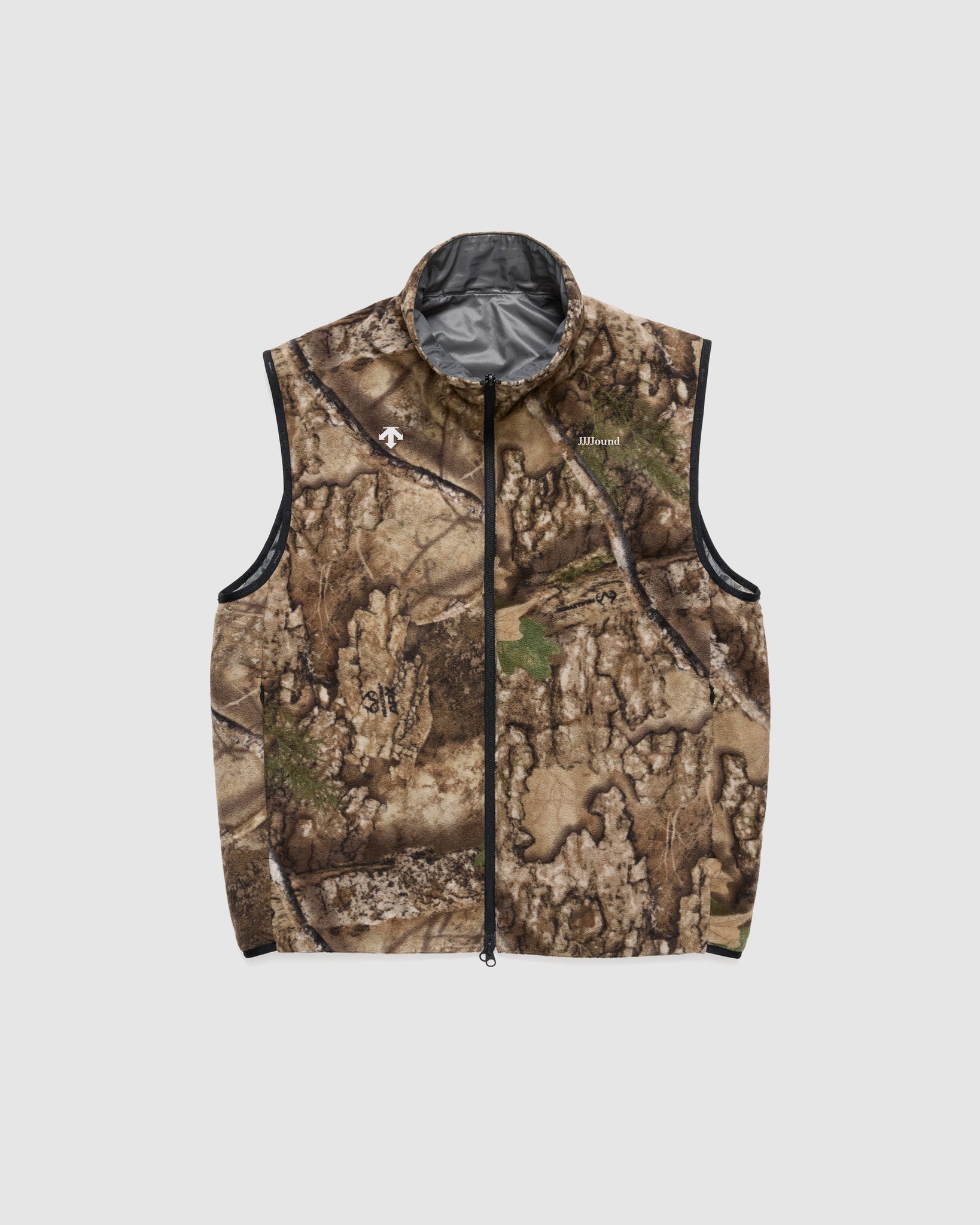 Descente Allterrain x JJJJound Reversible Vest - Charcoal/Taupe