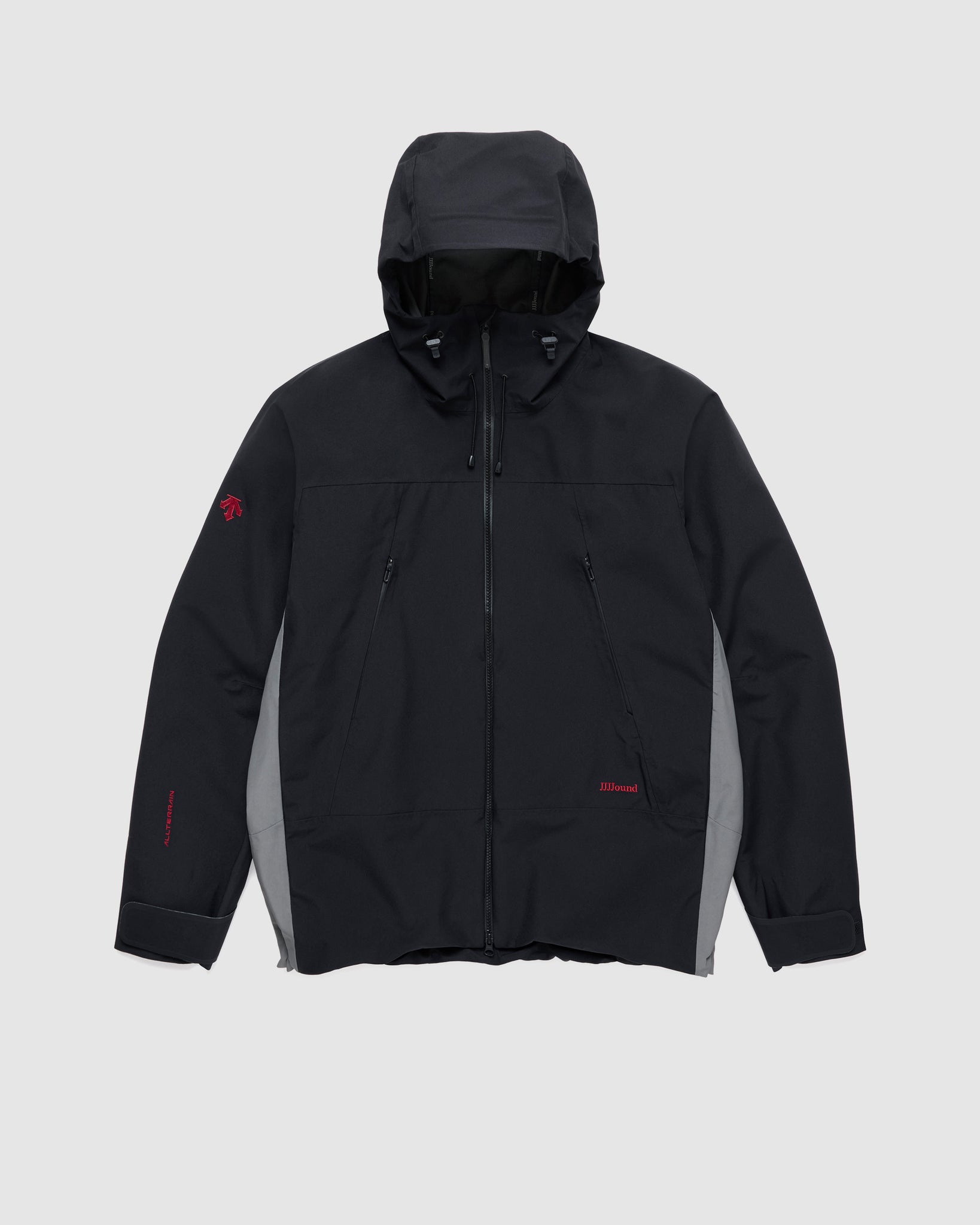 Descente Allterrain x JJJJound Hardshell Jacket - Black/Charcoal