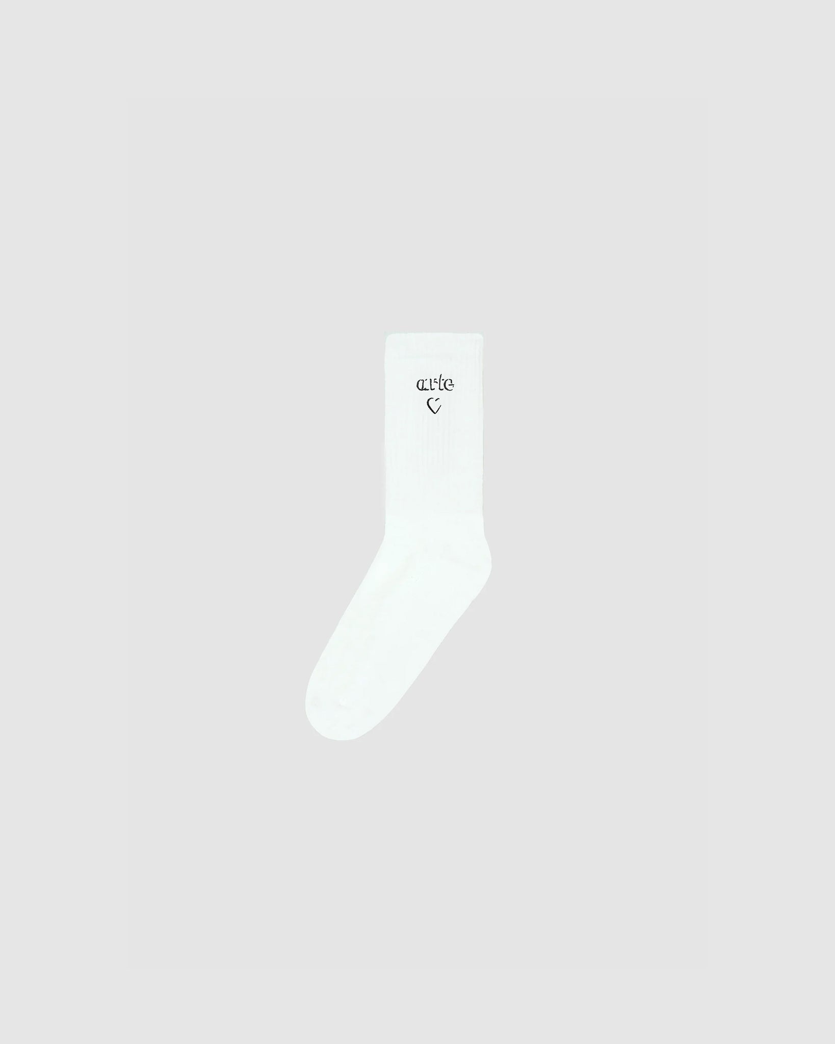 Heart Logo Socks - White