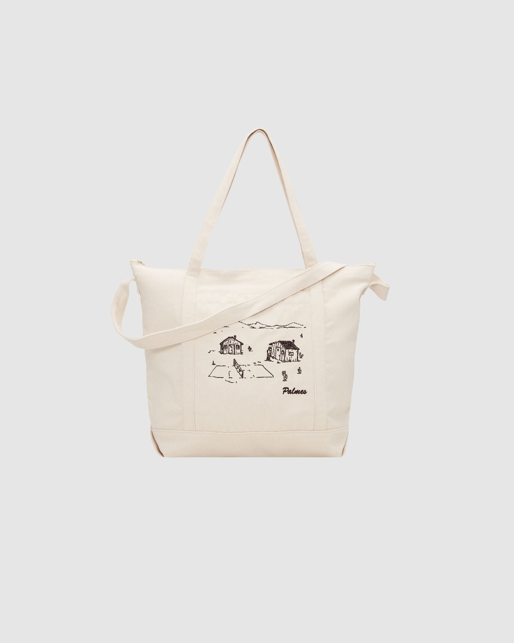 Sunshine Zip Tote Bag - Off White