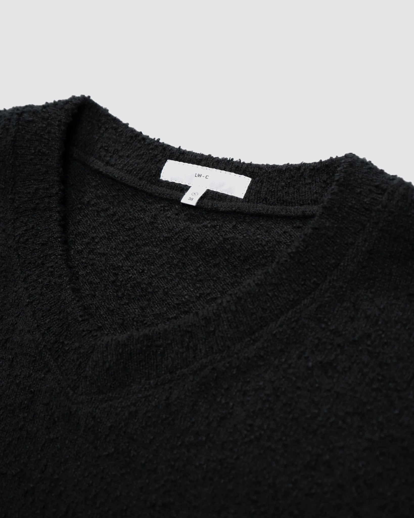 Teddy High V-neck - Shadow