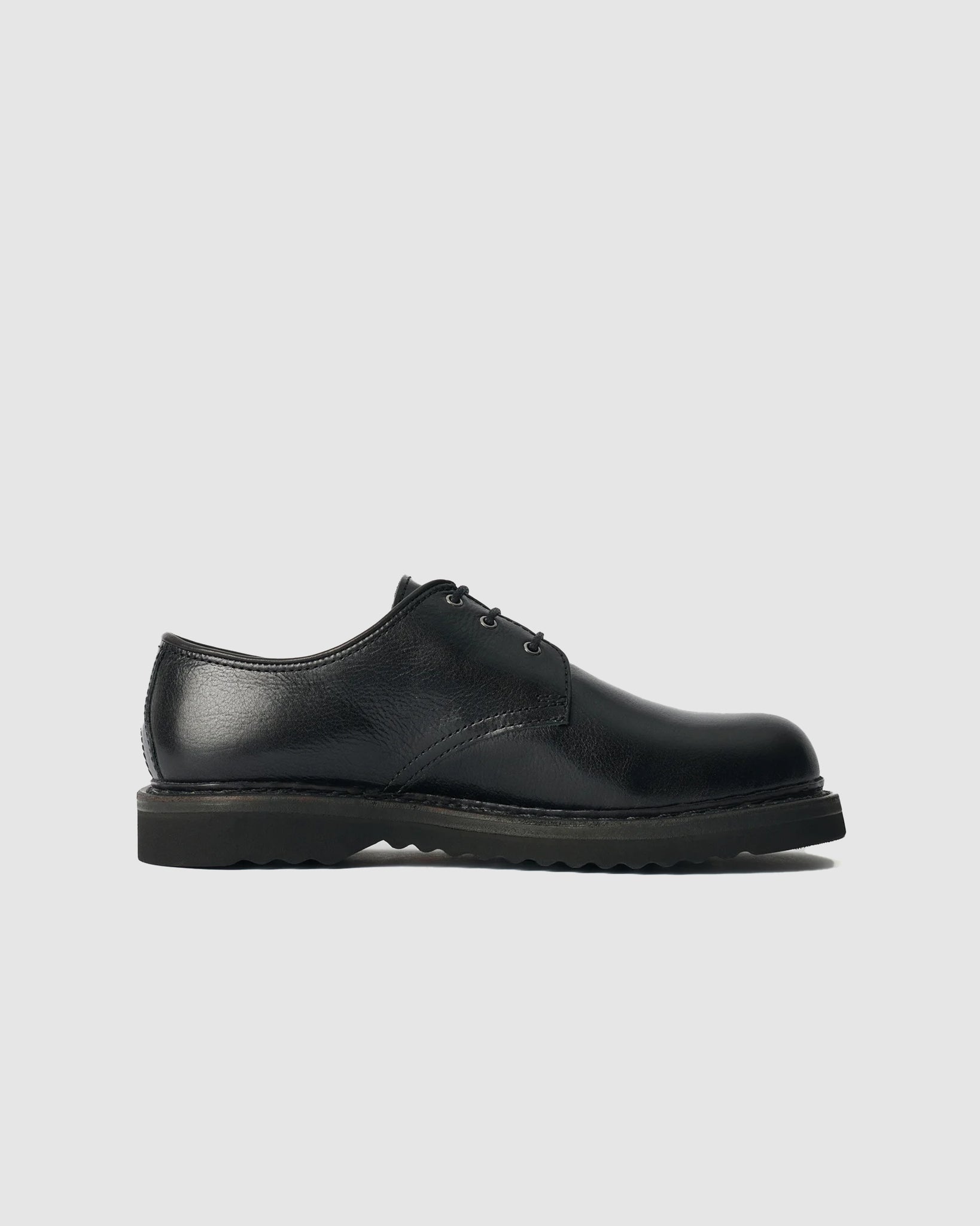 Trampler Shoe - Black Supple Cow Hide