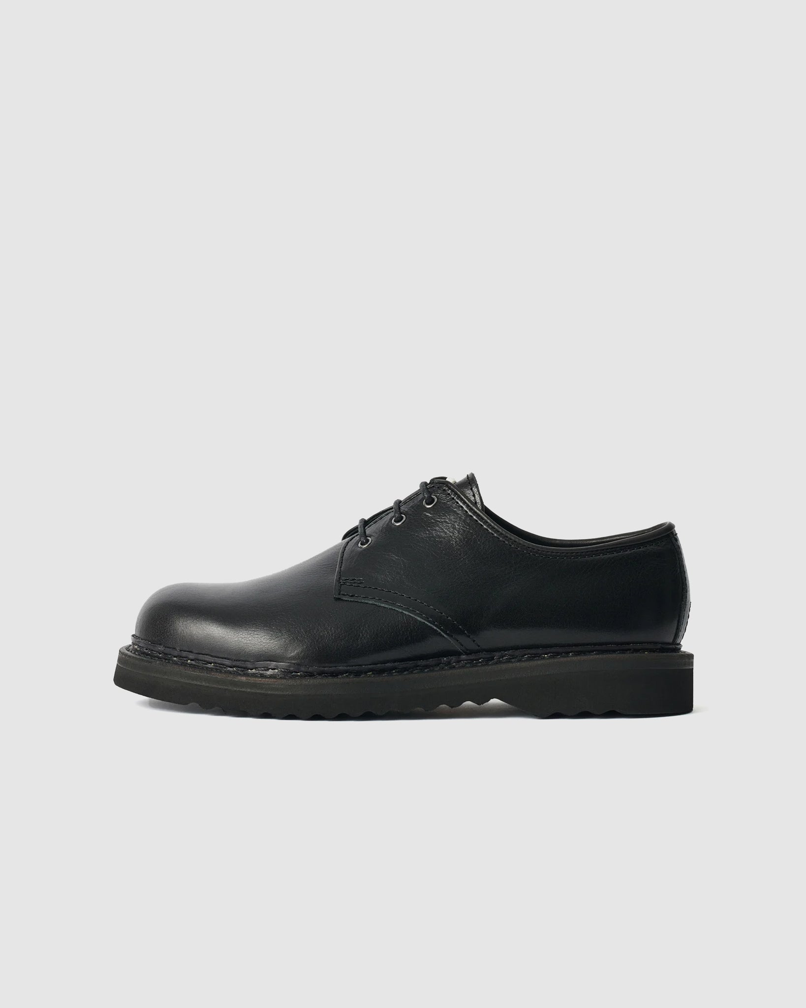 Trampler Shoe - Black Supple Cow Hide