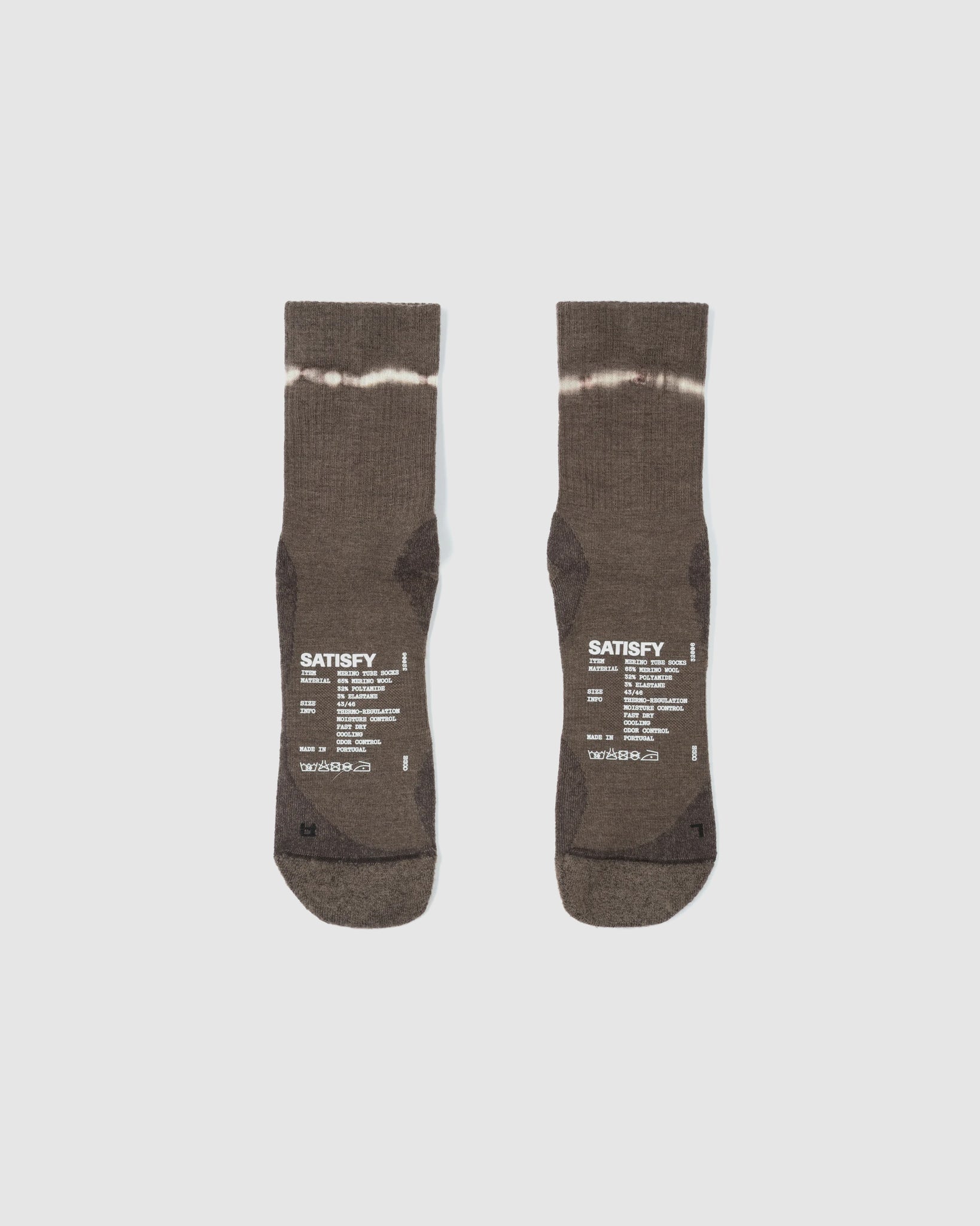 Merino Nylon Tube Socks - Tie-Dye Falcon