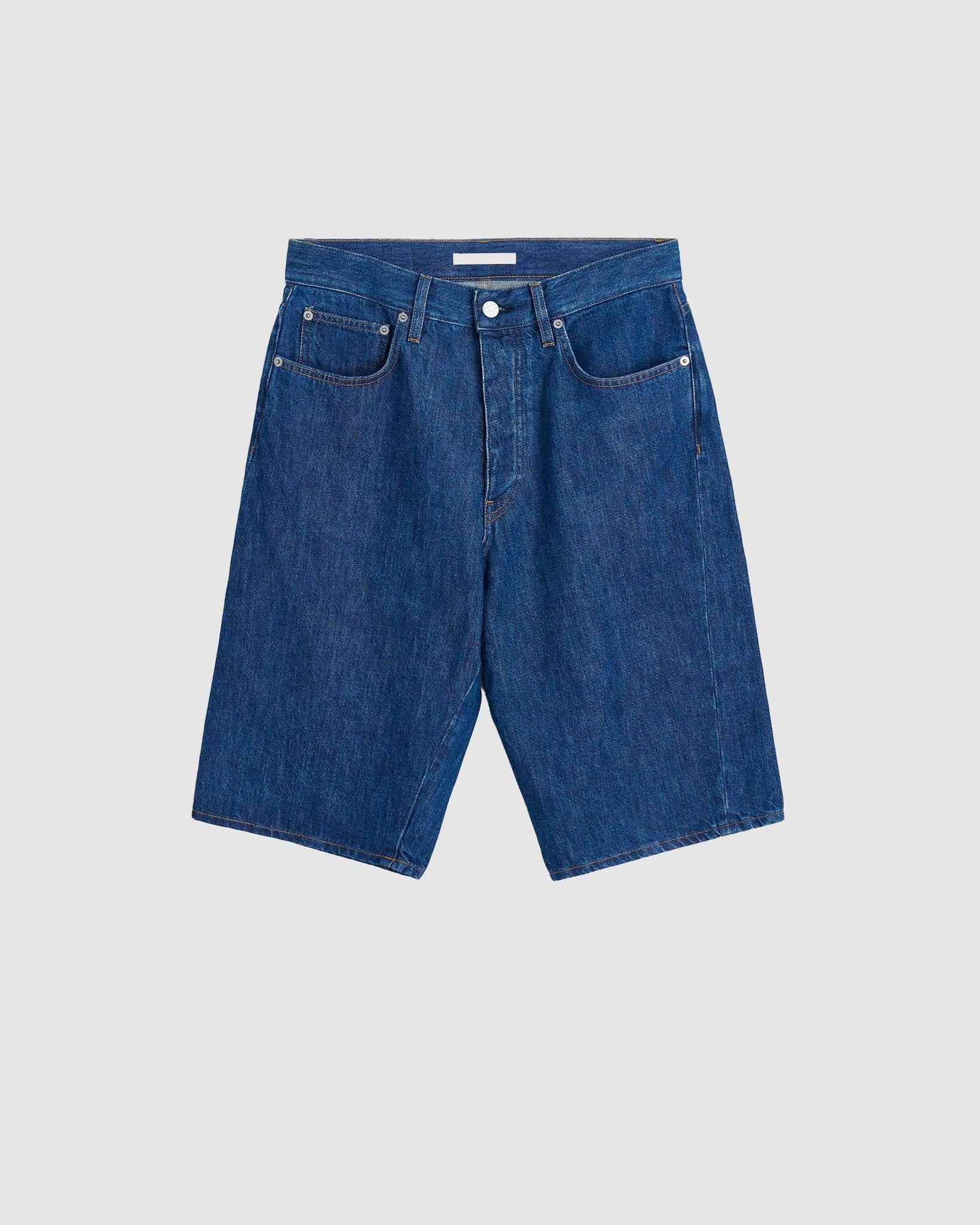 Wide Twist Shorts - Rinse Blue