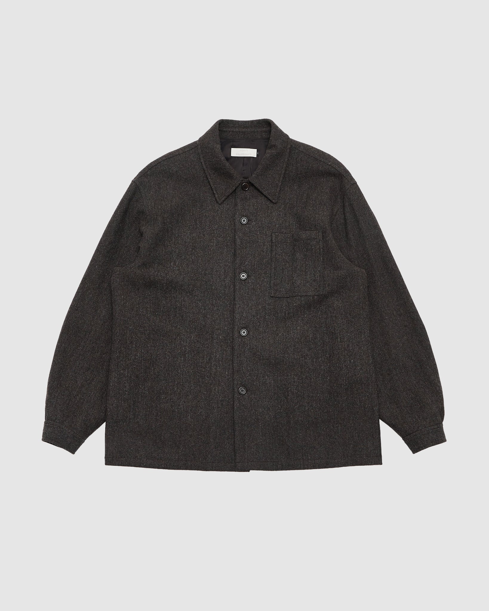 Wool Shirts - Dark Brown