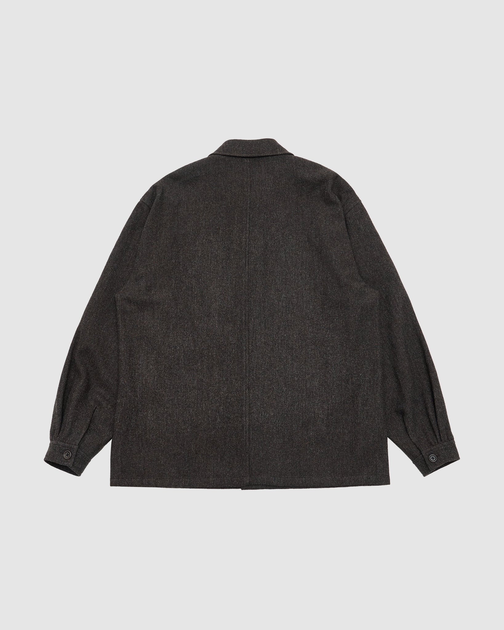 Wool Shirts - Dark Brown