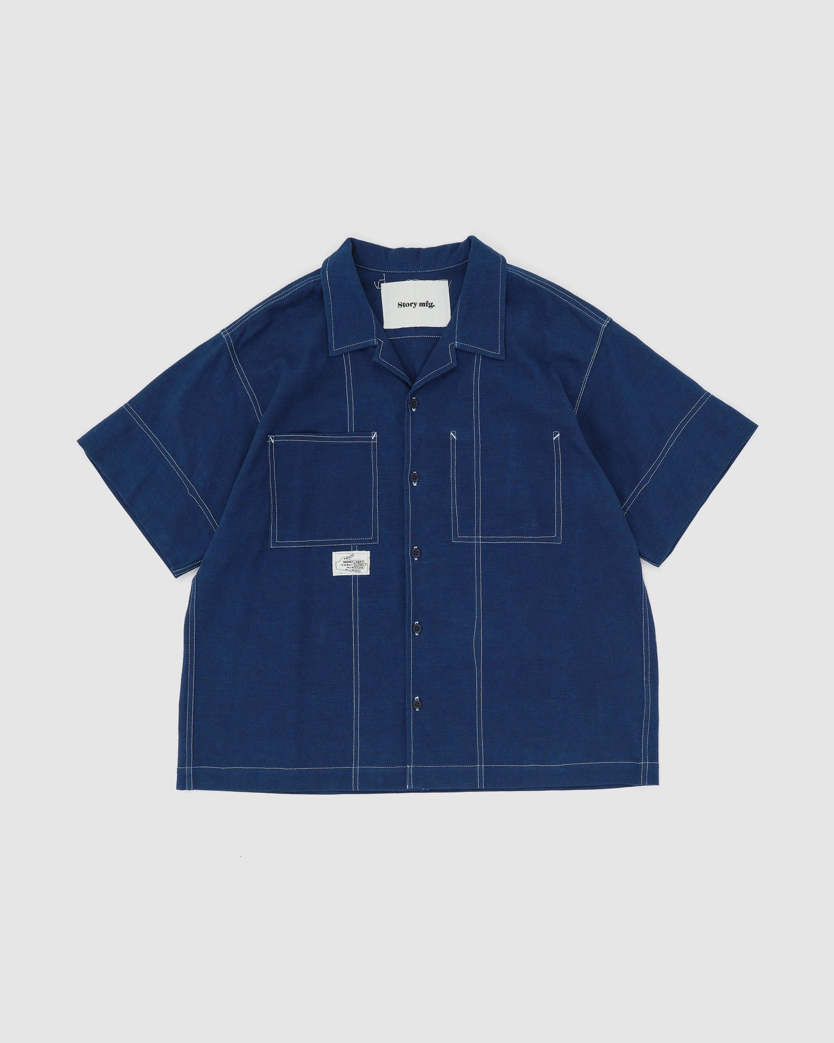 Brake Shirt - Indigo Wonky-Wear