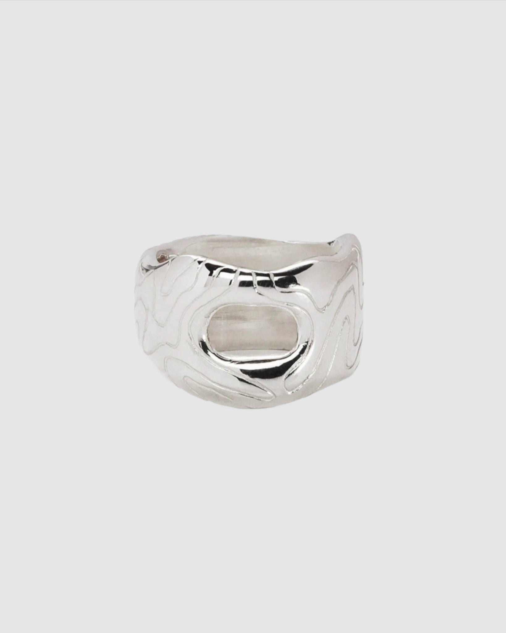 Globe Ring - Sterling Silver